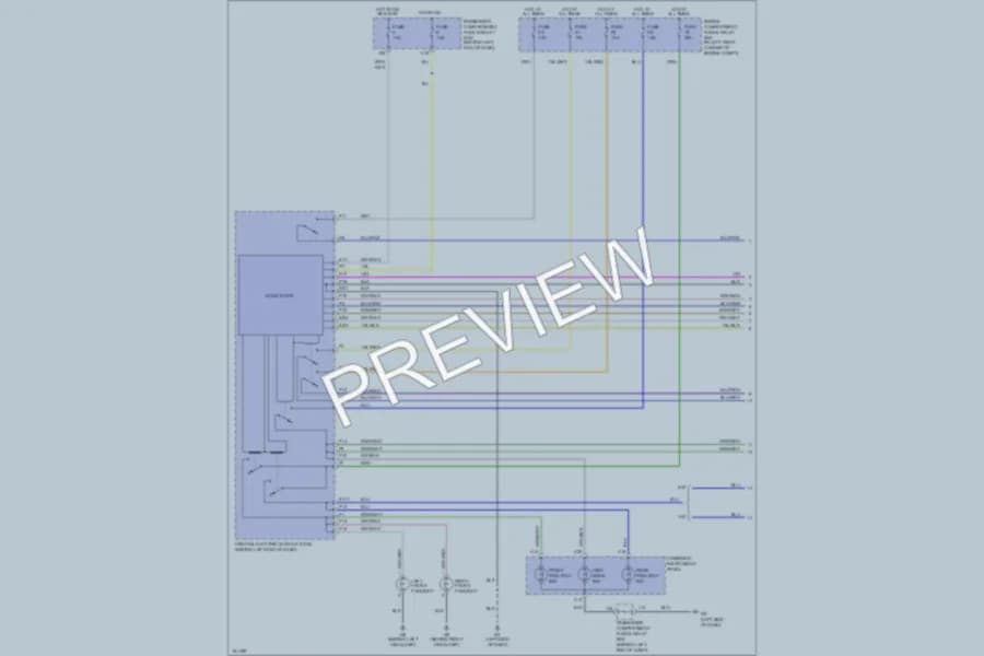 2002 Volvo S40 Headlights wiring diagram preview