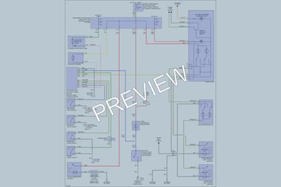 2002 Volvo S40 Interior Lights wiring diagram preview