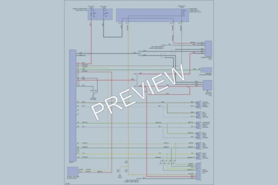 2002 Volvo S40 Radio wiring diagram preview