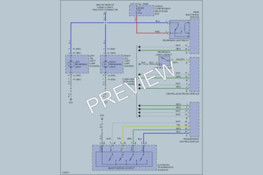 2002 Volvo S60 Exterior Lights wiring diagram preview
