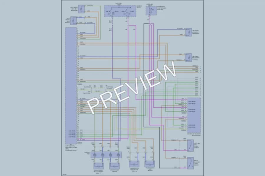 2002 Volvo S80 Supplemental Restraints wiring diagram preview