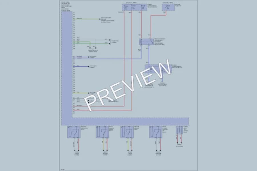 2002 Volvo V70 Body Computer wiring diagram preview