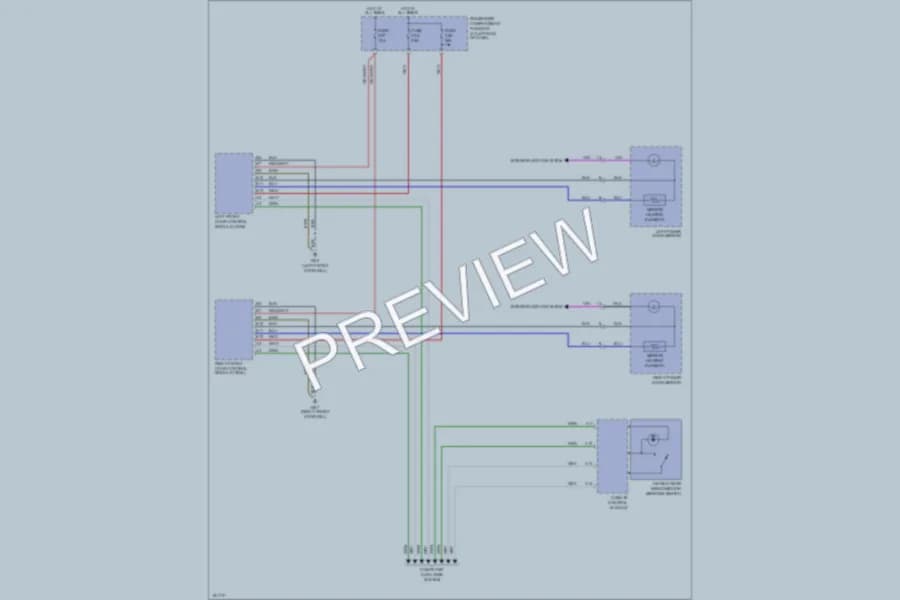 2002 Volvo V70 Defoggers wiring diagram preview