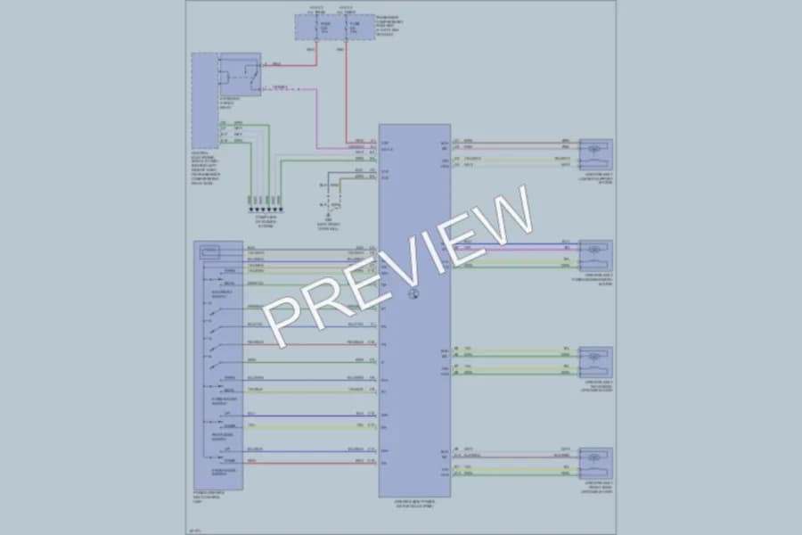 2002 Volvo V70 Memory Systems wiring diagram preview