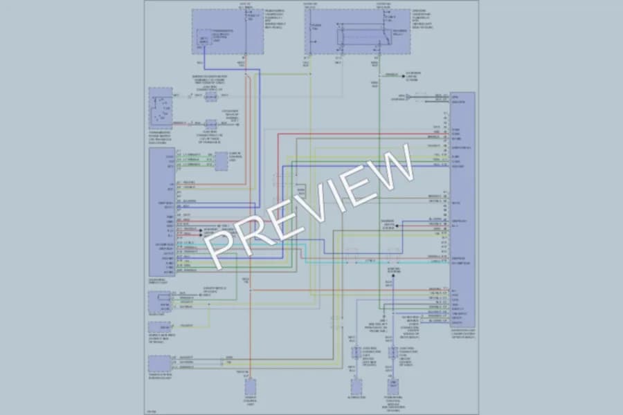 2003 Acura 32CL Navigation wiring diagram preview