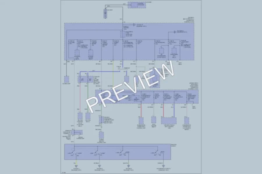 2003 Acura 32CL Power Distribution wiring diagram preview