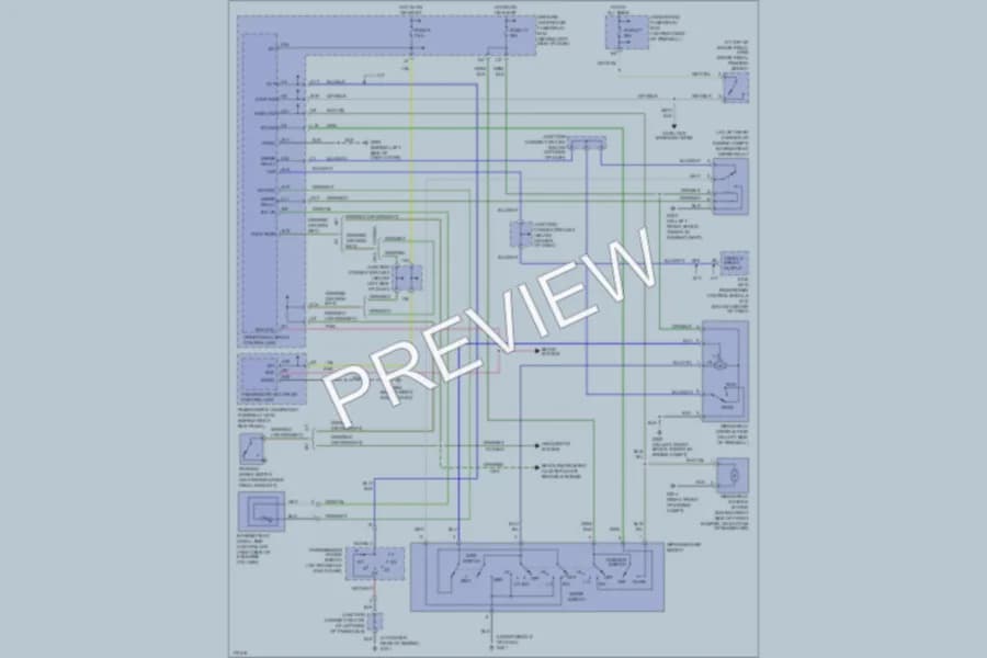 2003 Acura 32CL Wiper Washer wiring diagram preview