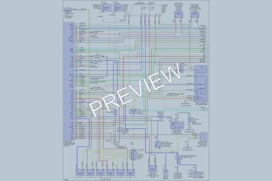 2003 Acura 32TL Engine Performance wiring diagram preview