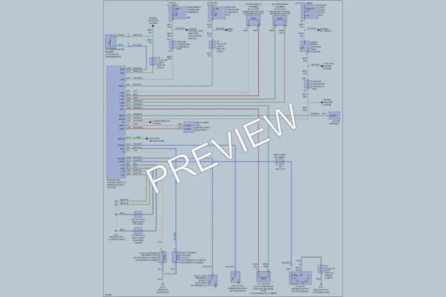 2003 Acura 32TL Transmission wiring diagram preview