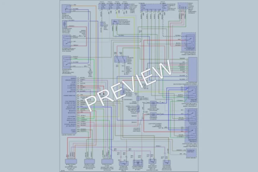 2003 Acura 35RL Air Conditioning wiring diagram preview
