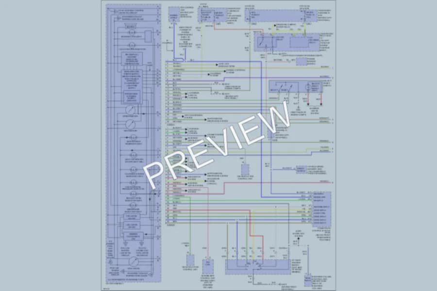 2003 Acura 35RL Instrument Cluster wiring diagram preview