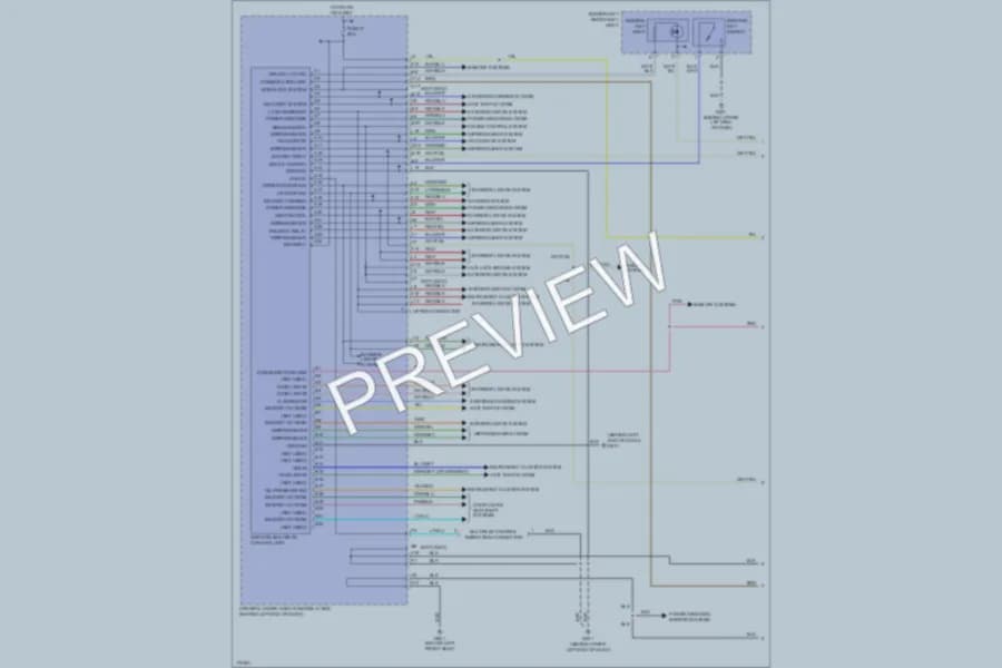 2003 Acura MDX Body Control Modules wiring diagram preview