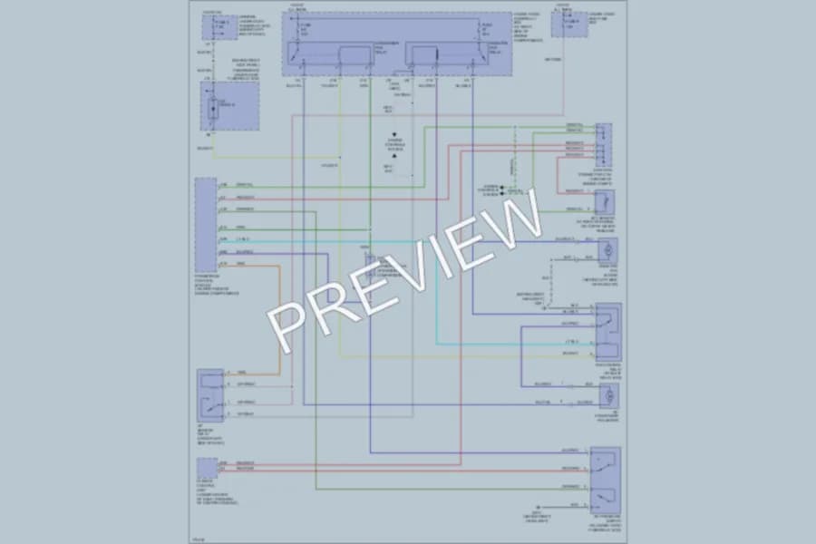 2003 Acura MDX Cooling Fan wiring diagram preview