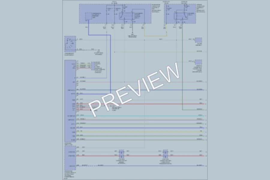 2003 Acura MDX Navigation wiring diagram preview