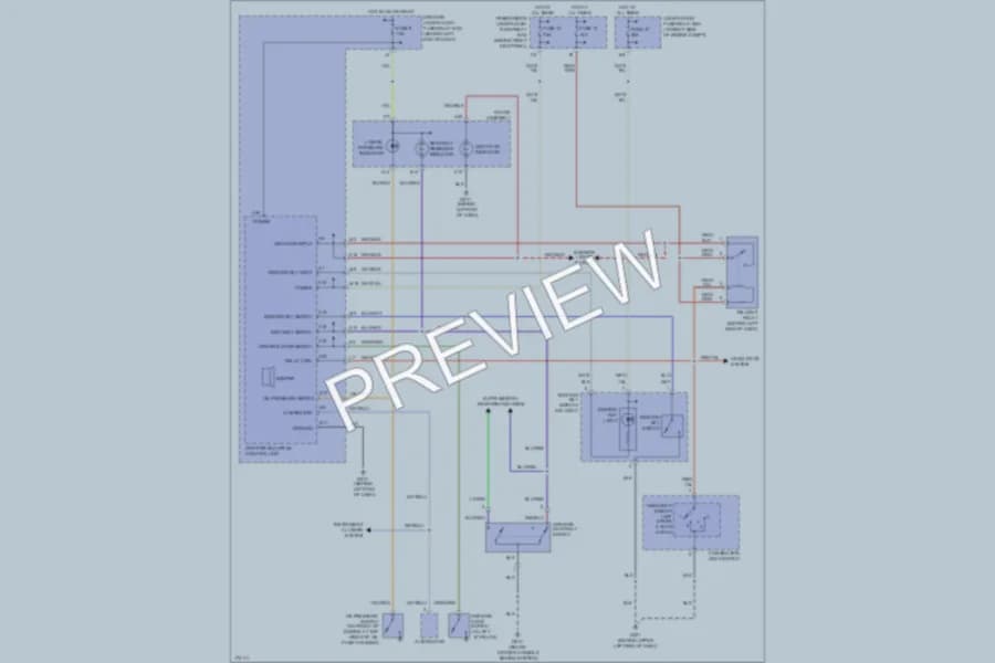 2003 Acura MDX Warning Systems wiring diagram preview