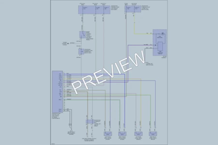 2003 Acura RSX Anti Lock Brakes wiring diagram preview