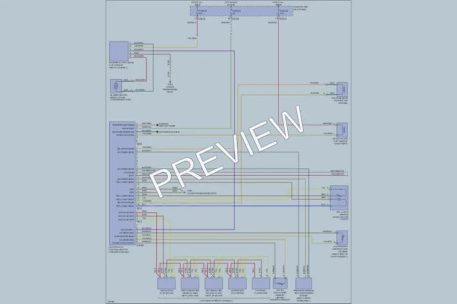 2003 BMW 325Ci Air Conditioning wiring diagram preview