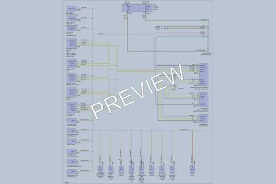 2003 BMW 330i Computer Data Lines wiring diagram preview