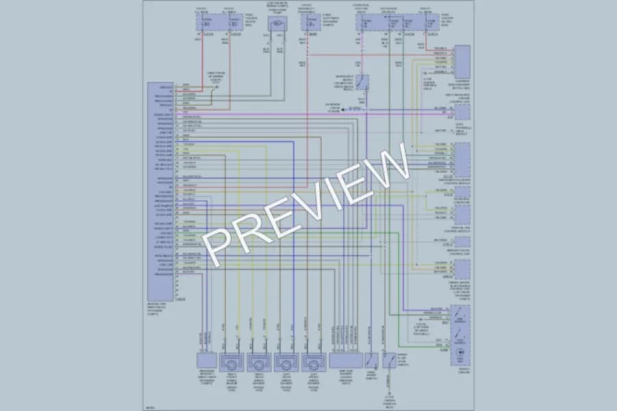 2003 BMW 330xi Anti Lock Brakes wiring diagram preview