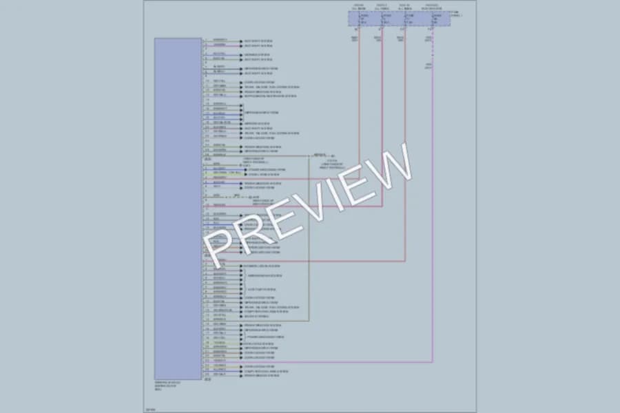2003 BMW 525i Body Control Modules wiring diagram preview