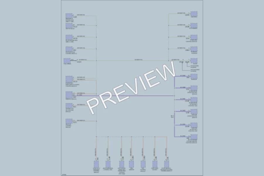 2003 BMW 525i Computer Data Lines wiring diagram preview