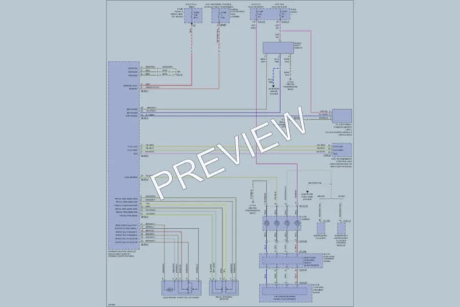 2003 BMW 525i Cruise Control wiring diagram preview