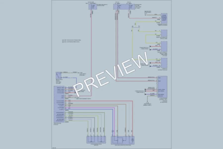 2003 BMW 745i Cruise Control wiring diagram preview