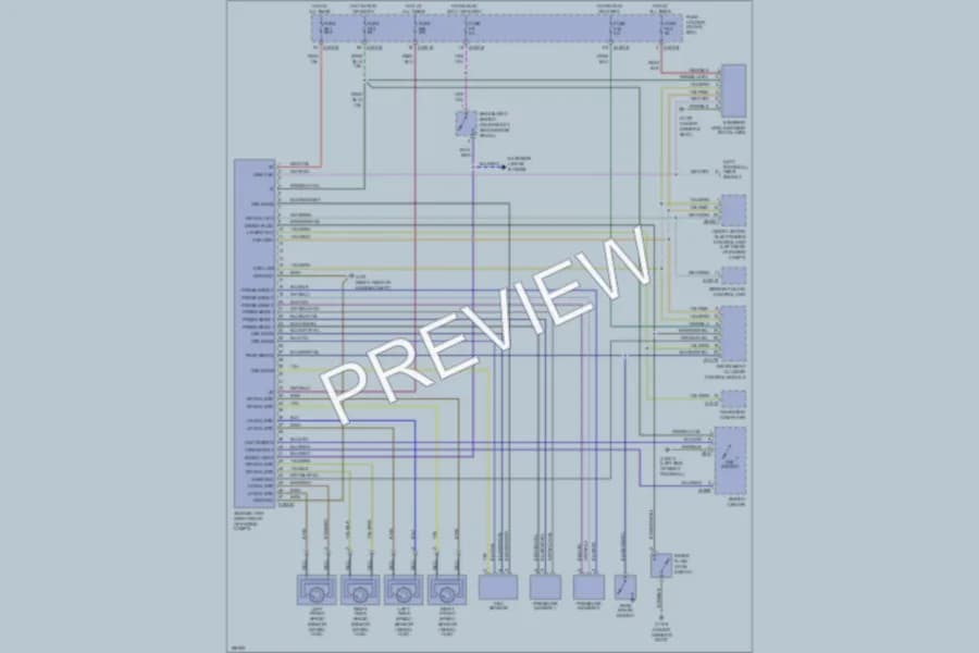 2003 BMW M3 Anti Lock Brakes wiring diagram preview
