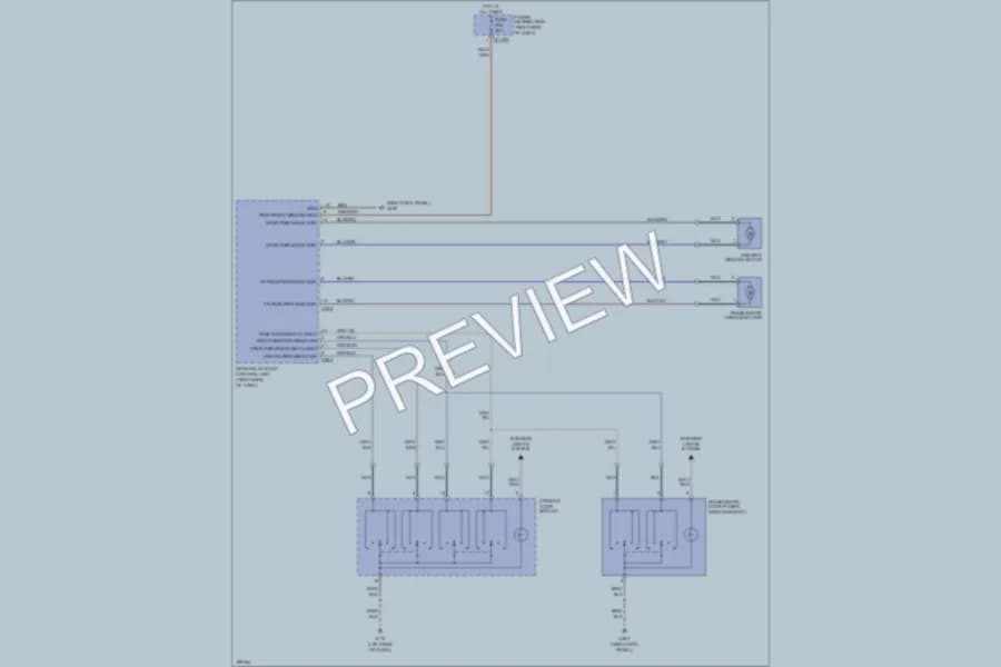 2003 BMW Z4 Power Windows wiring diagram preview
