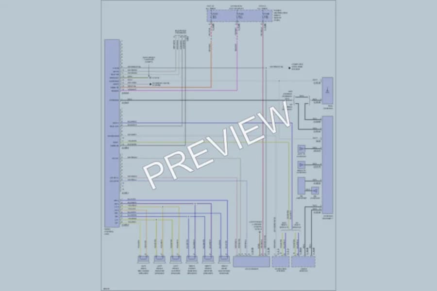 2003 BMW Z4 Radio wiring diagram preview