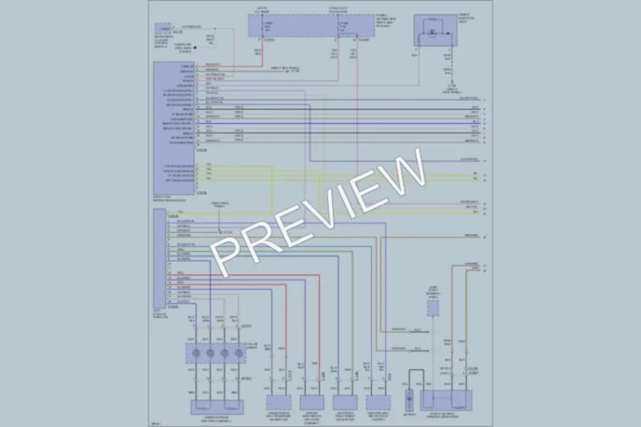 2003 BMW Z4 Supplemental Restraints wiring diagram preview