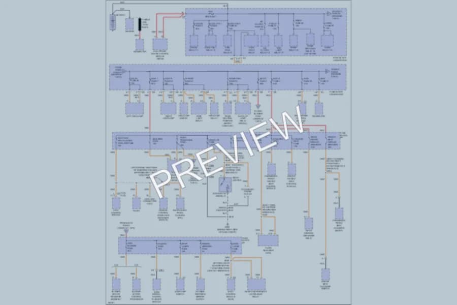 2003 Buick Century Power Distribution wiring diagram preview