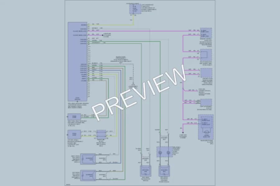 2003 Buick ParkAvenue Supplemental Restraints wiring diagram preview