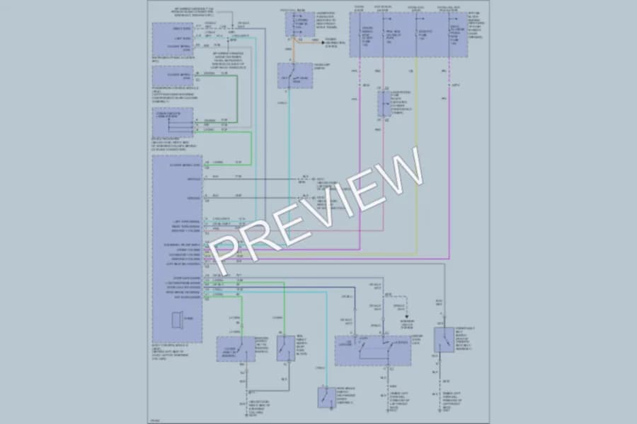 2003 Buick Regal Warning Systems wiring diagram preview
