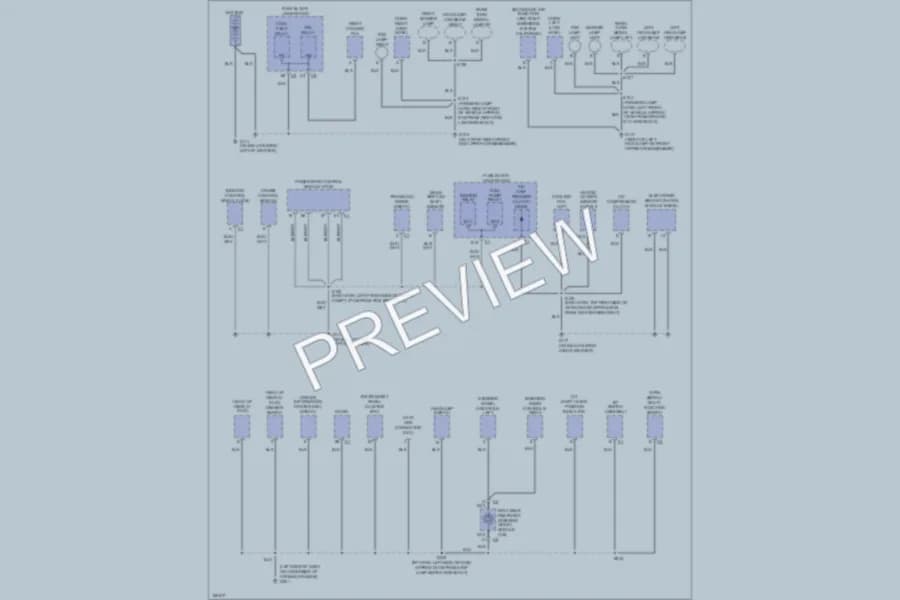 2003 Buick Rendezvous Ground Distribution wiring diagram preview