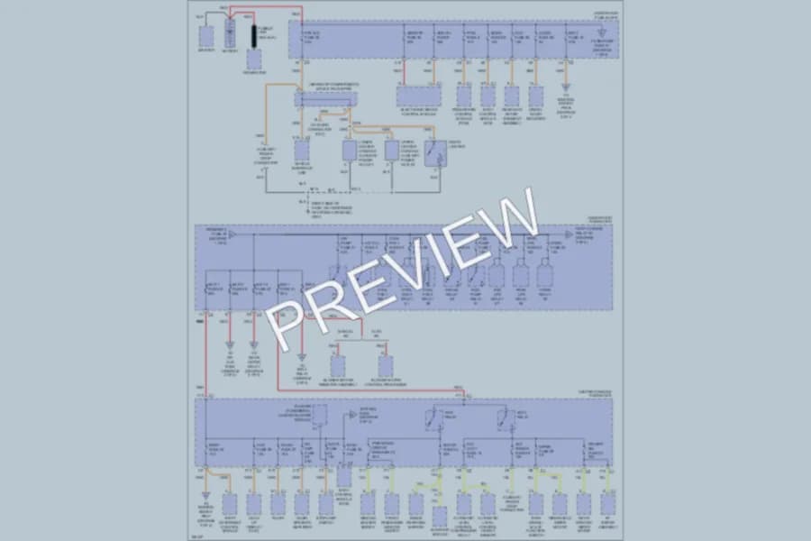 2003 Buick Rendezvous Power Distribution wiring diagram preview