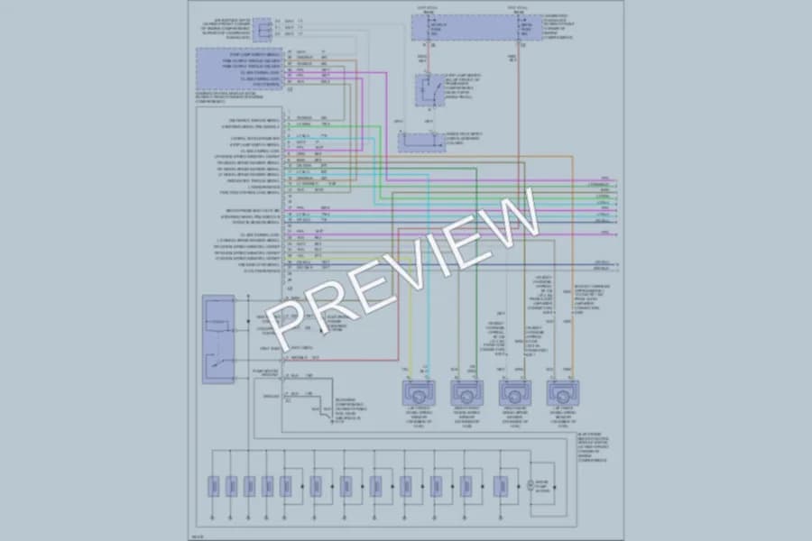 2003 Cadillac CTS Anti Lock Brakes wiring diagram preview