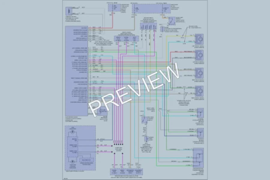 2003 Cadillac DeVille Anti Lock Brakes wiring diagram preview