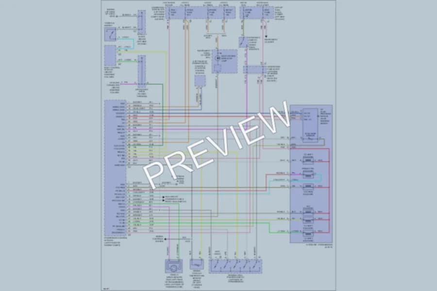 2003 Cadillac Escalade Transmission wiring diagram preview