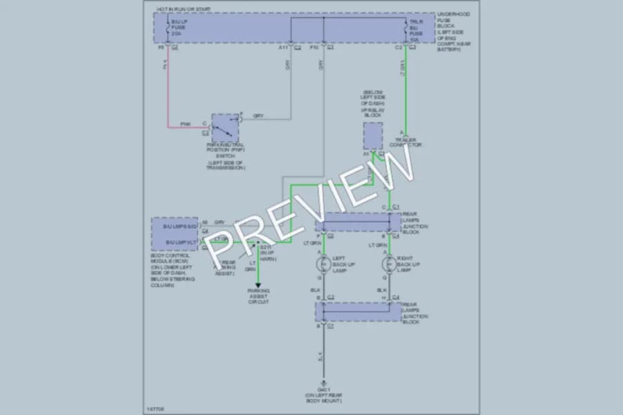 2003 Cadillac EscaladeESV Exterior Lights wiring diagram preview