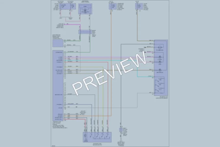 2003 Cadillac EscaladeESV Transmission wiring diagram preview