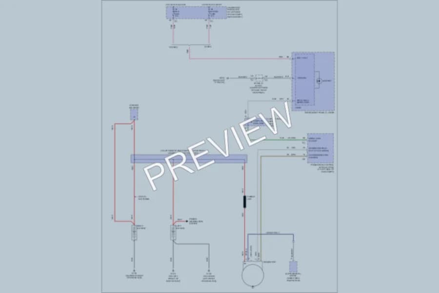 2003 Cadillac EscaladeEXT Starting Charging wiring diagram preview
