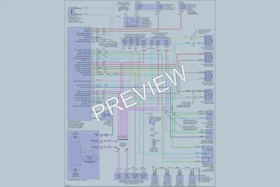 2003 Cadillac Seville Anti Lock Brakes wiring diagram preview