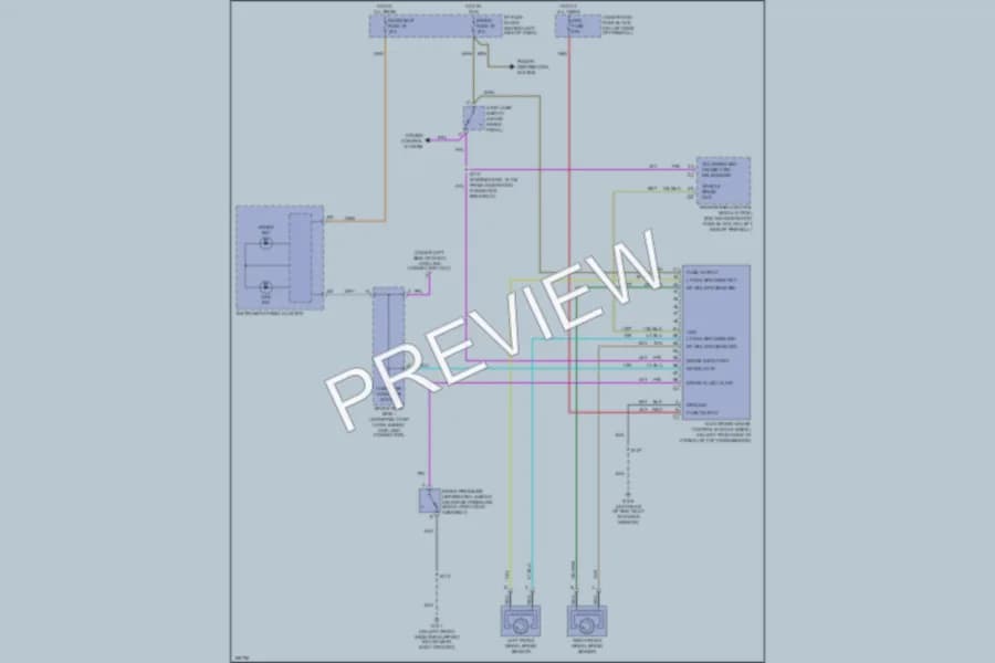 2003 Chevrolet Astro Anti Lock Brakes wiring diagram preview