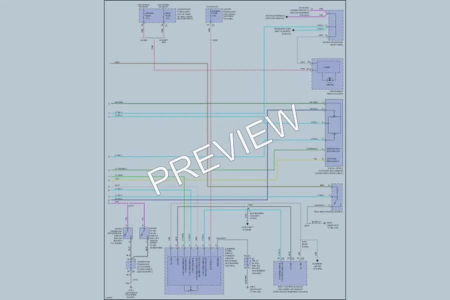 2003 Chevrolet C1500Avalanche Anti Lock Brakes wiring diagram preview