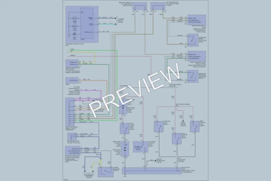 2003 Chevrolet C1500Avalanche Warning Systems wiring diagram preview