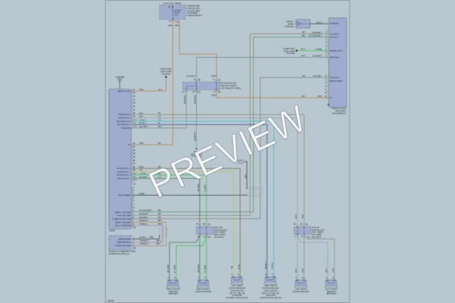2003 Chevrolet C2500Avalanche Radio wiring diagram preview