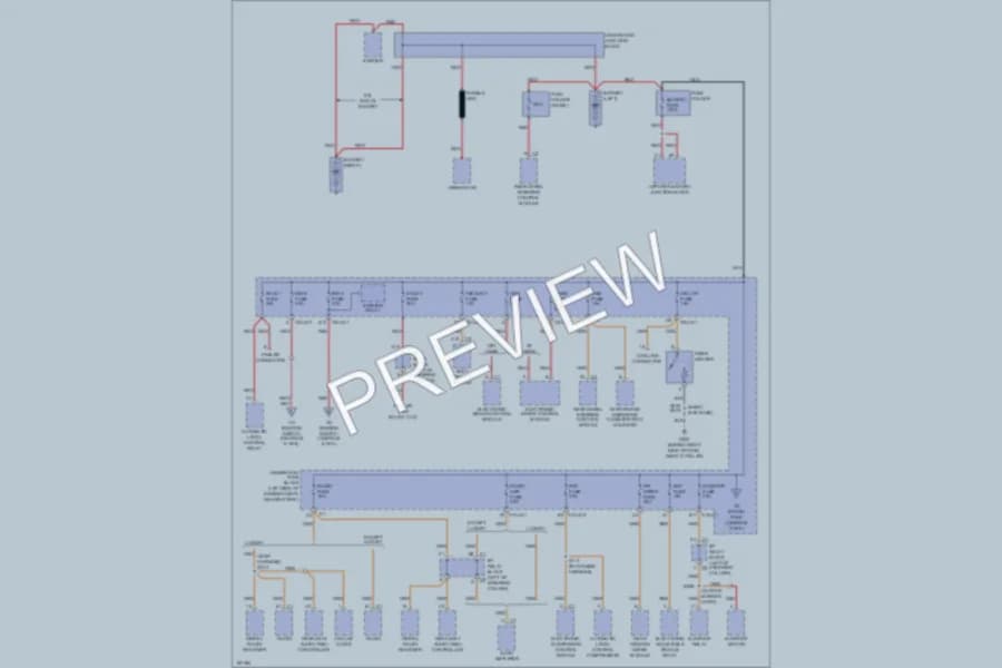 2003 Chevrolet C2500Suburban Power Distribution wiring diagram preview
