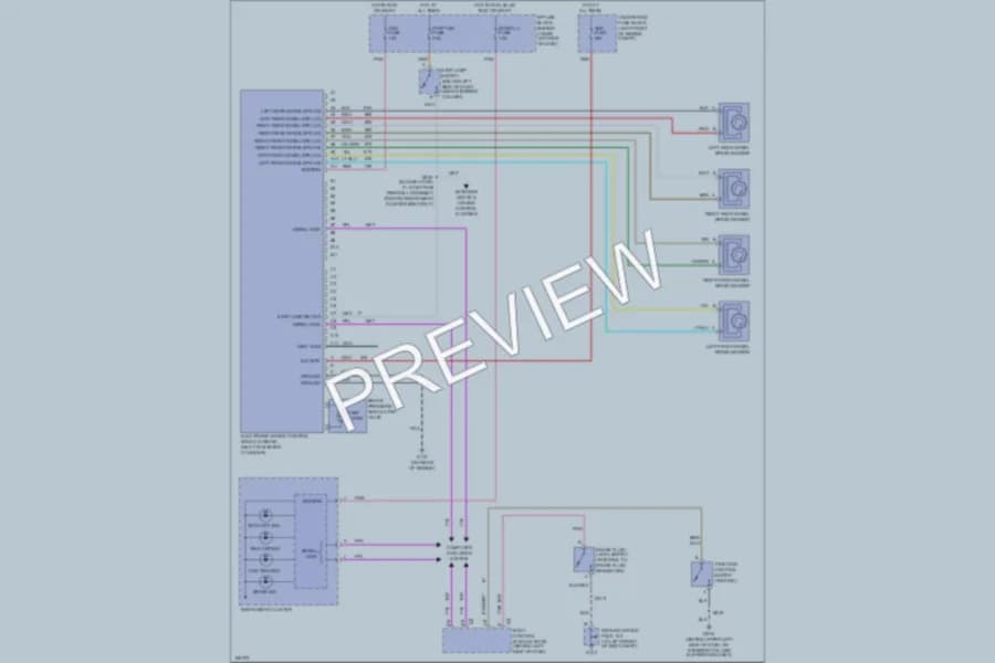 2003 Chevrolet Cavalier Anti Lock Brakes wiring diagram preview