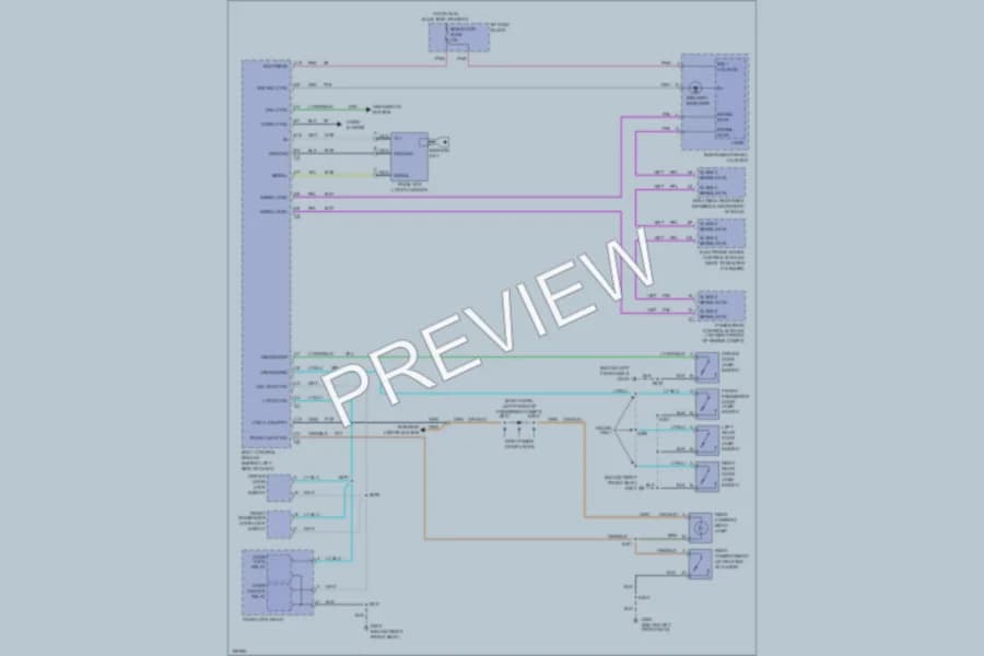 2003 Chevrolet Cavalier Anti Theft wiring diagram preview